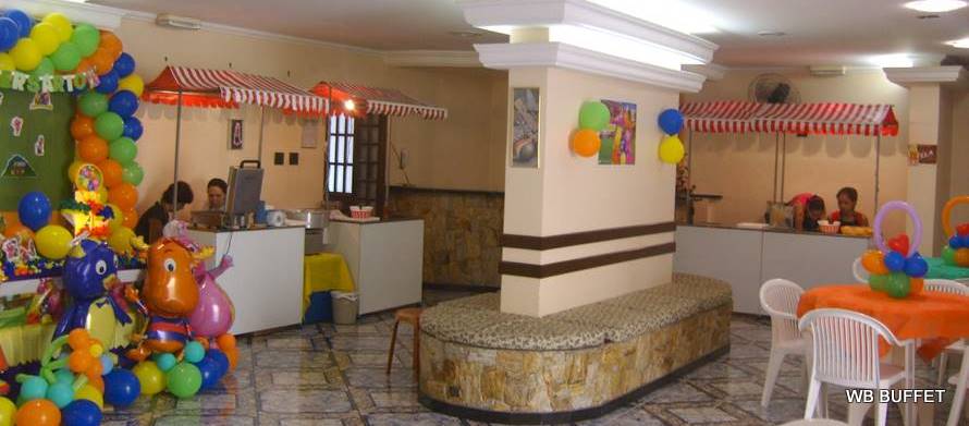 Buffet em domicílio com barraquinhas para festa SP